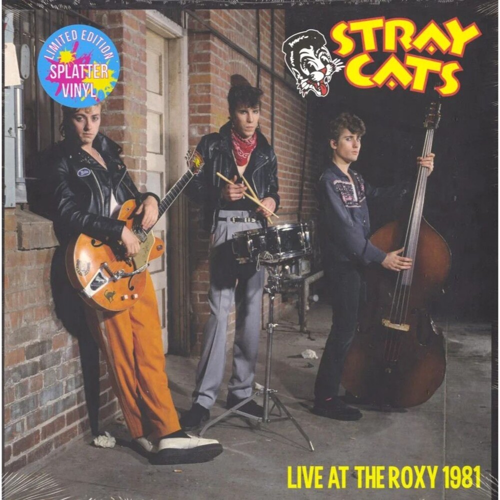 Stray Cats – Live At The Roxy – Splatter Colored Vinyl, LP, Rockabilly Records